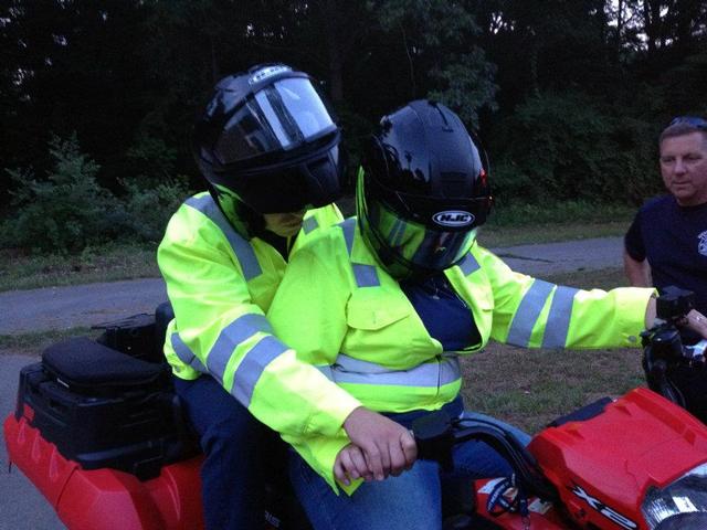 ATV 1277 Training at the well fields on Dewitt Road. July 2012